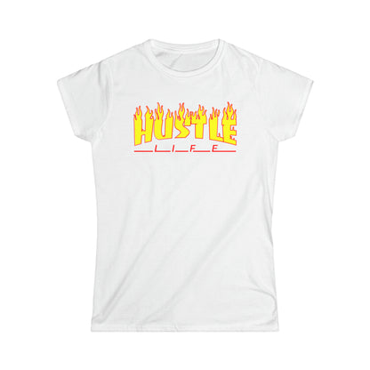 Old School | Hustle Life | Women's Soft Style Tee