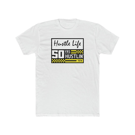 50 Years | Hustle Life | Cotton Crew Tee