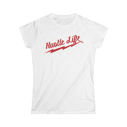 Lightning  | Hustle Life | Women's Soft Style Tee