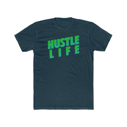 Slanted | Hustle Life | Cotton Crew Tee