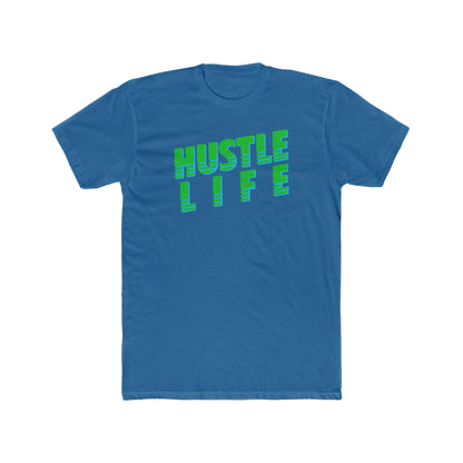 Slanted | Hustle Life | Cotton Crew Tee