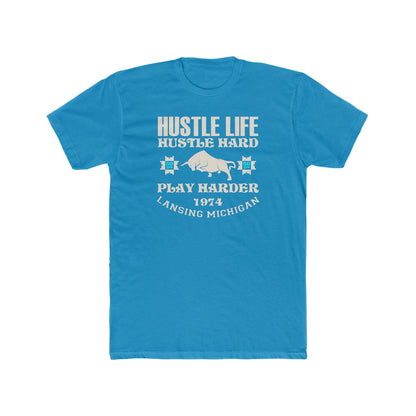 Western Flare | Hustle Life | Cotton Crew Tee