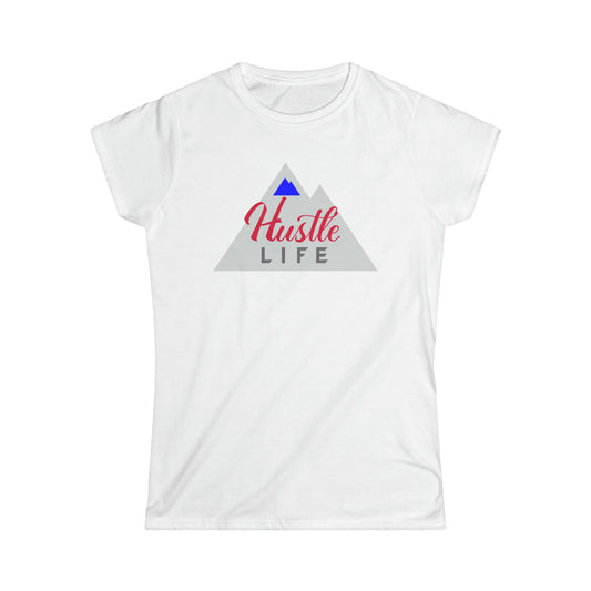 Dual Peaks | Hustle Life | Women's Soft Style Tee