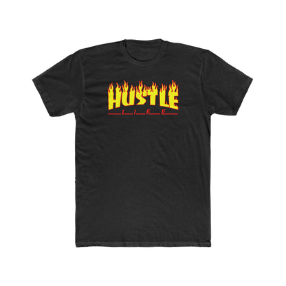 Old School Skater | Hustle Life | Cotton Crew Tee